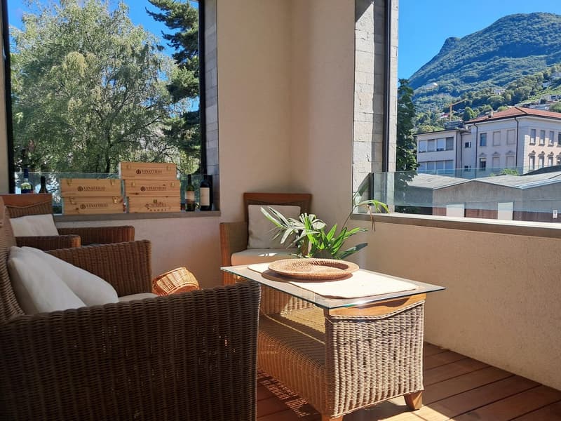 Moderno appartamento arredato di 3,5 locali vicino a lago (2)