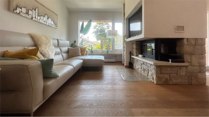 ELEGANTE CASA CON GIARDINO E VISTA SUL VERDE (5)