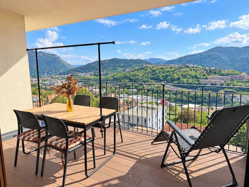Vacallo: splendido 3,5 locali duplex con vista sul Lago di Como (2)