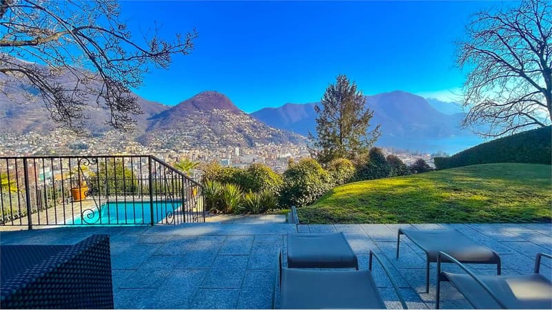 Elegante villa con piscina e romantica vista lago (3)