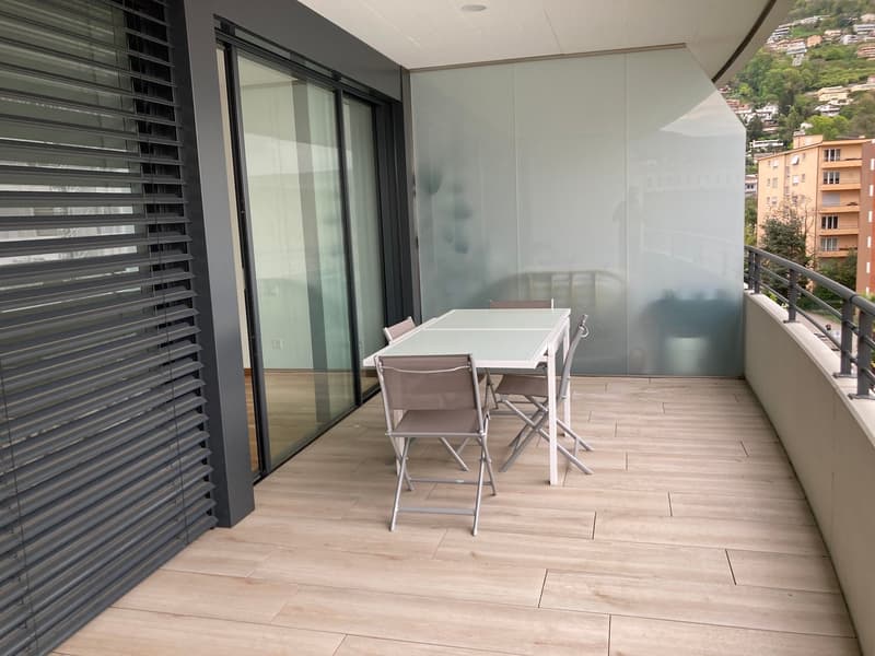 Lugano Viganello: moderno appartamento arredato di 3.5 locali con terrazza (3)