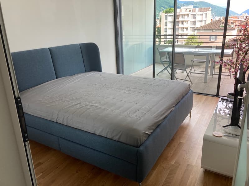 Lugano Viganello: moderno appartamento arredato di 3.5 locali con terrazza (4)
