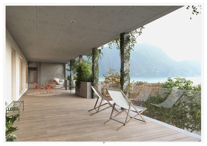 Residenza Selva - Appartamento di 4.5 Locali a Massagno con vista panoramica. (5)