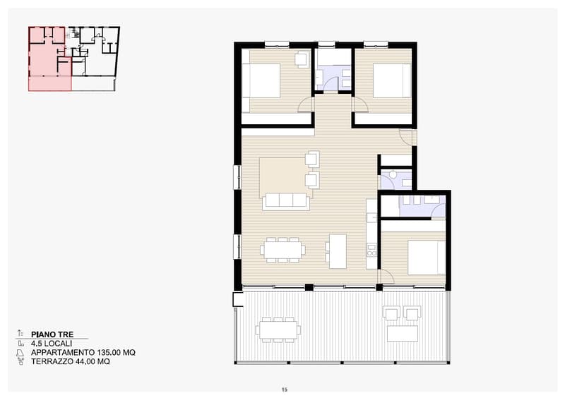 Residenza Selva - Appartamento di 4.5 Locali a Massagno con vista panoramica. (6)