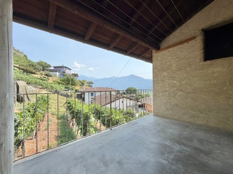VENDESI A LAVERTEZZO - Terreno edificabile con vista sul piano di Magadino e il Lago Maggiore (11)