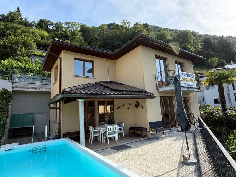 VENDESI A CUGNASCO - Bella casa unifamiliare di 5.5 loc. in buonissimo stato - Schönes 5.5 Zi.-Haus (3)