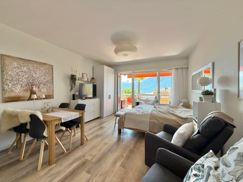 Verkauf in Muralto - helles Einzimmerapartment im 1. Stock auch als Zweitwohnsitz (1)