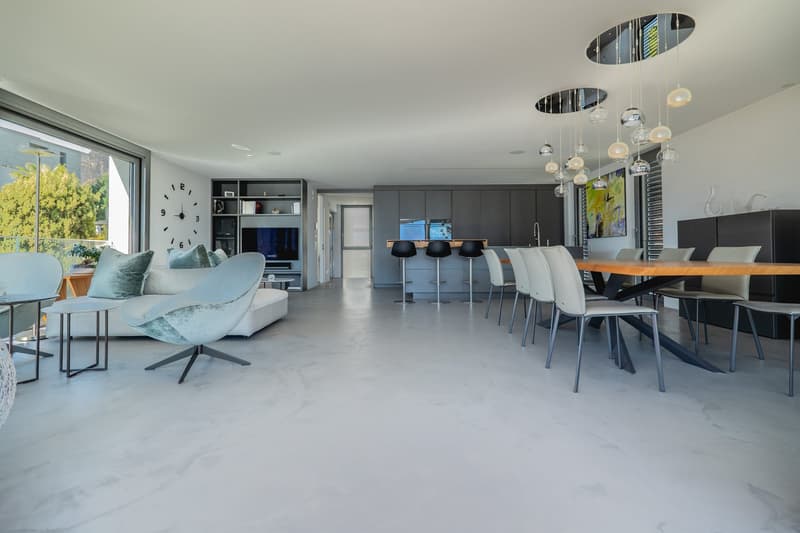VENDESI A MINUSIO - moderno attico duplex di 4.5 locali con vista lago in casa bifamiliare (12)
