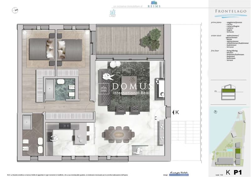 Appartement am See mit Garten (6)