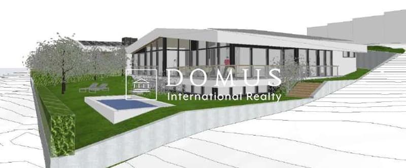 Buildable land with project for VILLA in Origlio (2)