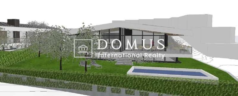 Buildable land with project for VILLA in Origlio (1)