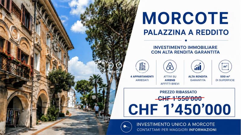 Palazzina a reddito con 4 appartamenti - Morcote (1)