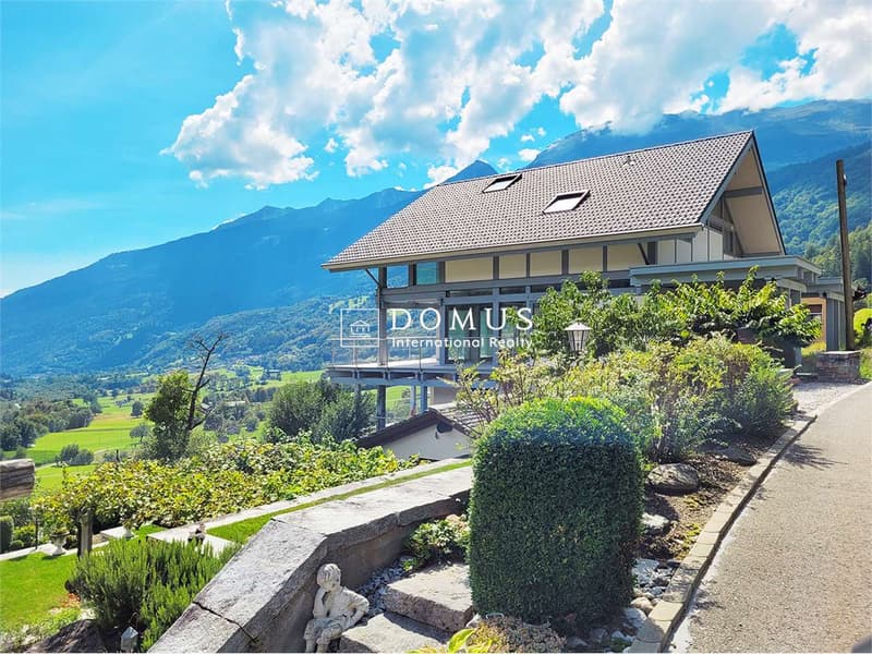 Villa moderna con vista panoramica a Ponto Valentino (1)