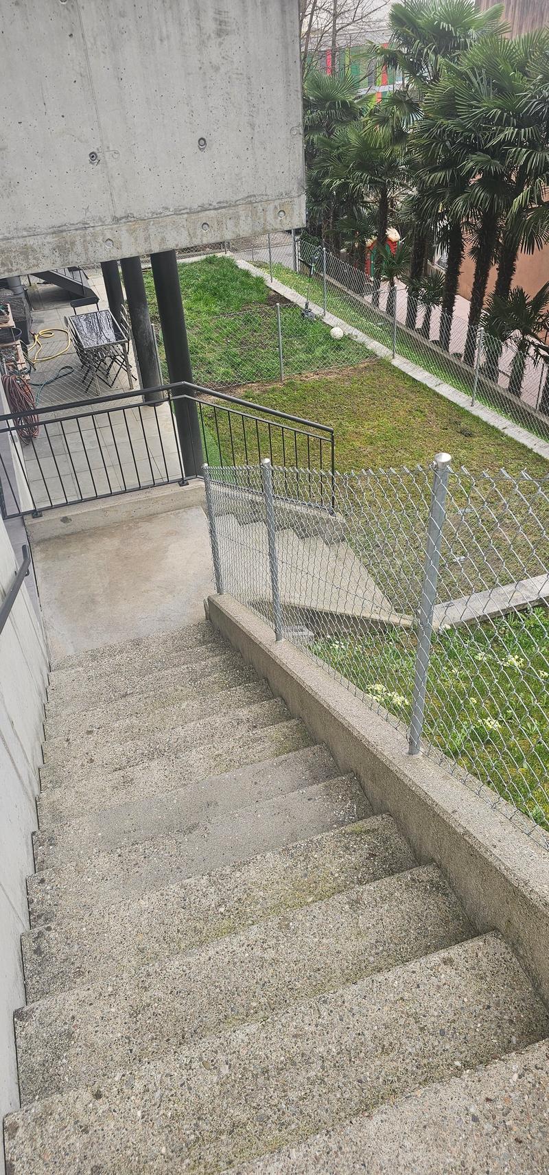 steps leading to a raised ground floor