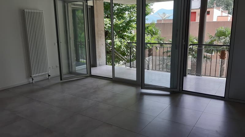 Modern 2.5-room apartment with terrace and private garden in Pazzallo (8)