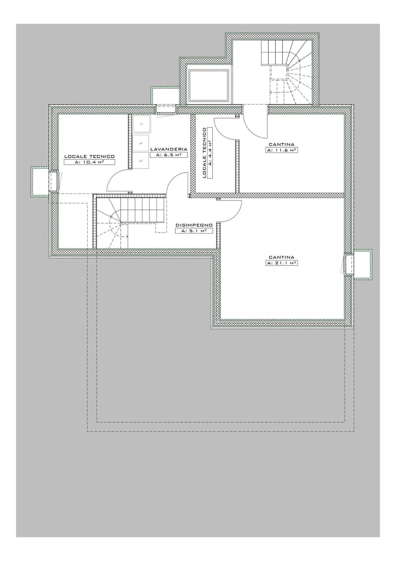 A floor plan showing 2 bedrooms, 2 bathrooms, living room, laundry area, utility room, dining area, and storage space.
