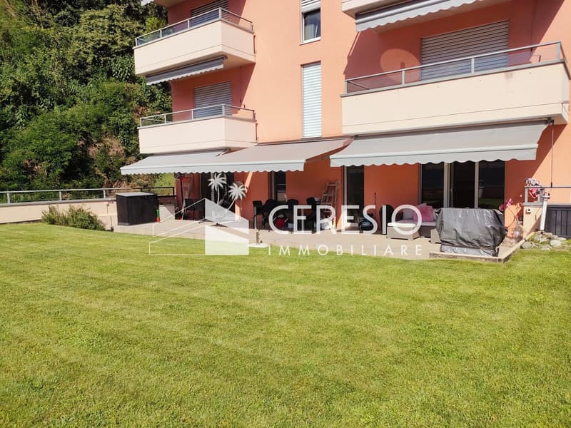 Wohnung mit 3.5 Zimmern, Garten und Seeblick (4)