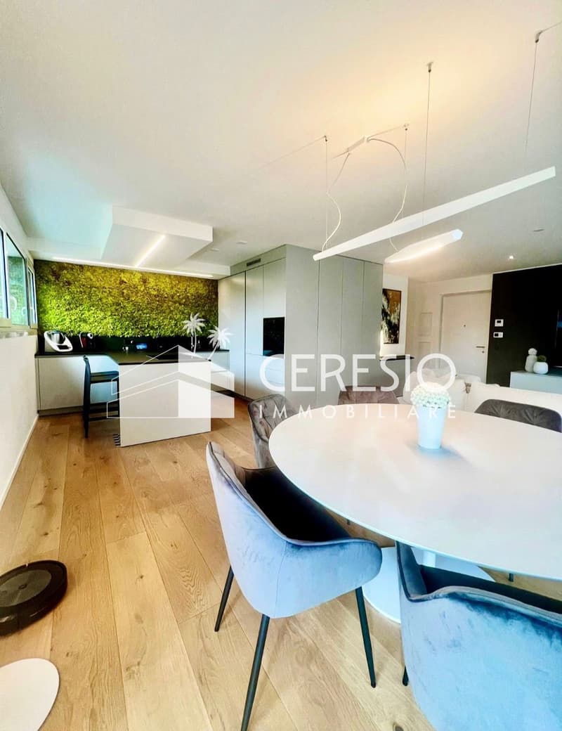 Modernes 3.5-Zimmer-Apartment mit Panoramablick in Canobbio (4)