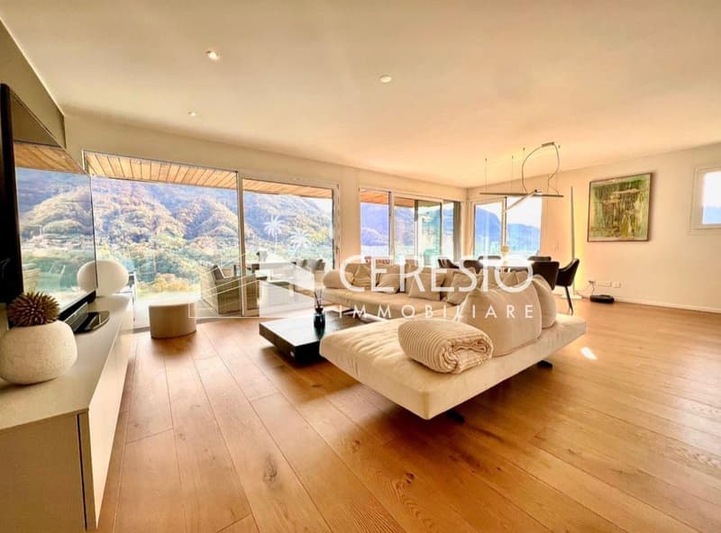 Modernes 3.5-Zimmer-Apartment mit Panoramablick in Canobbio (1)