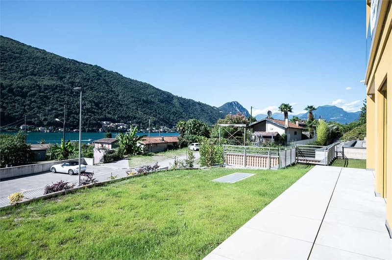 Großes 4.5-Zimmer-Wohnung mit Garten und Seeblick in Brusino Arsizio (4)