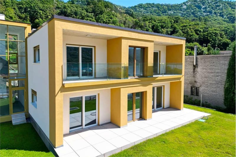 Großes 4.5-Zimmer-Wohnung mit Garten und Seeblick in Brusino Arsizio (10)