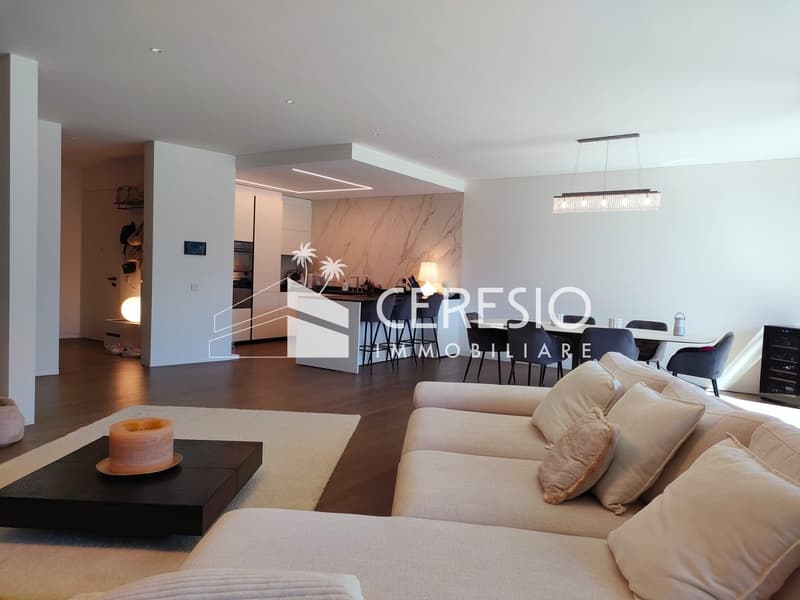 Splendido appartamento duplex 4.5 locali con piscina a Canobbio (3)