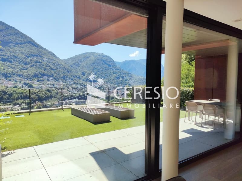 Splendido appartamento duplex 4.5 locali con piscina a Canobbio (2)