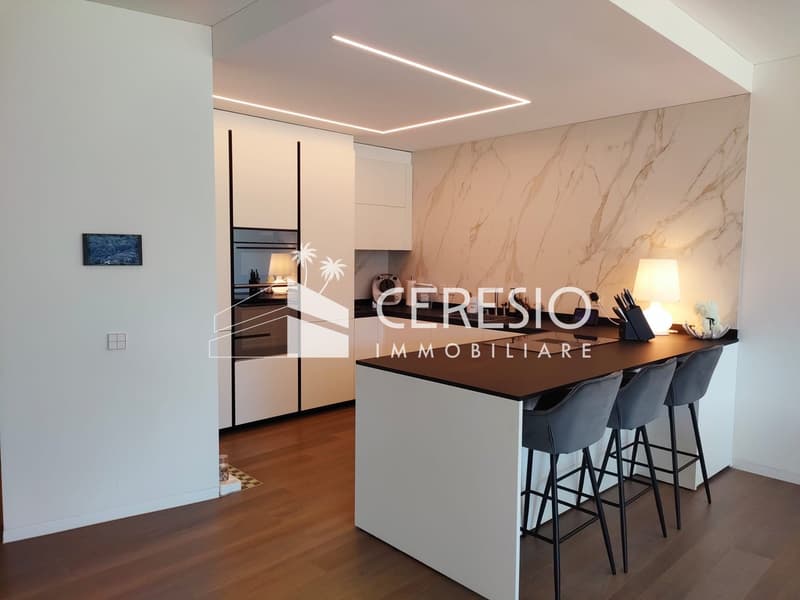 Splendido appartamento duplex 4.5 locali con piscina a Canobbio (4)