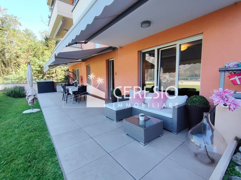 APPARTAMENTO DI 3.5 LOCALI CON GIARDINO E VISTA LAGO (2)