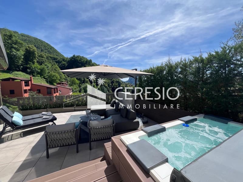 STUPENDO APPARTAMENTO DI 5.5 LOCALI CON VISTA E JACUZZI (1)