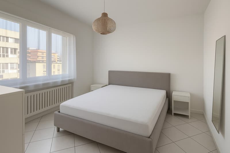 Luminoso 3.5 locali, ultimo piano, anche app. di vacanza AV-080 (6)