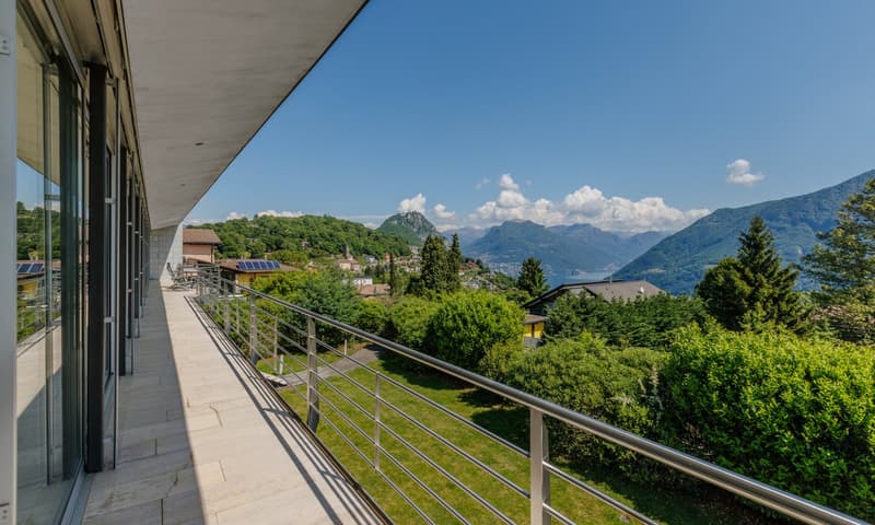 Villa di Lusso a Carona – Eleganza e Panorama Mozzafiato sul Lago (10)