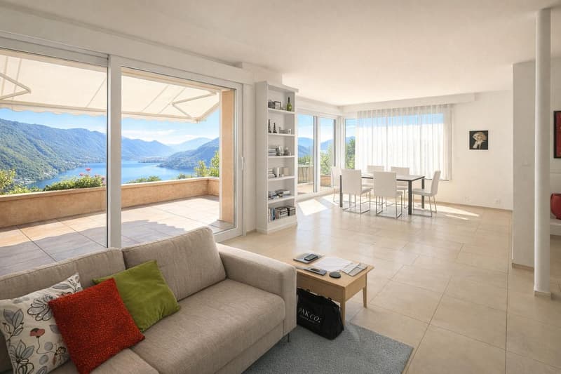 Splendido 4.5 locali con stupenda vista mozzafiato, VERNATE (4)