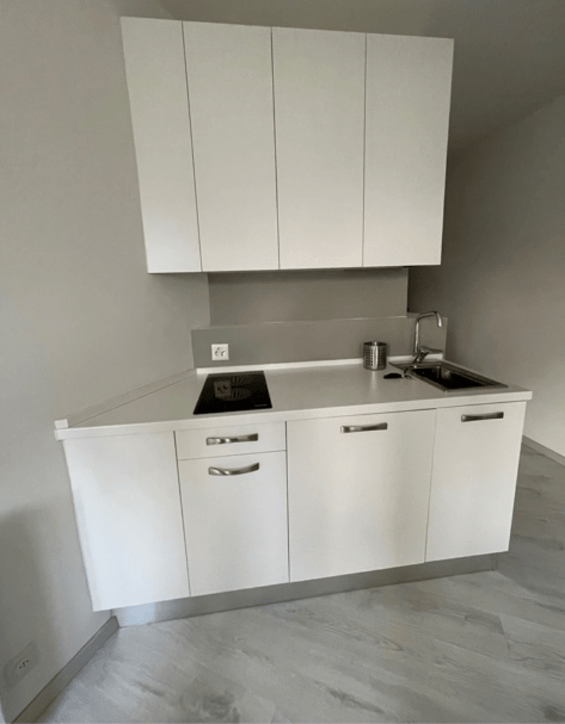 LUGANO – CASTAGNOLA – Modern studio for sale, partial lake view, in residential area (3)