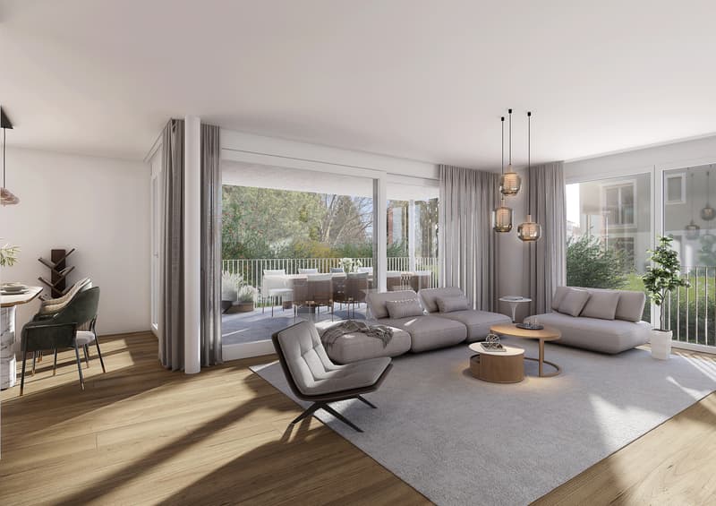 *IN THE CITY PARK - YOUR HOME IN THE GREEN / 3 ½-ROOM NEW APARTMENTS* (4)