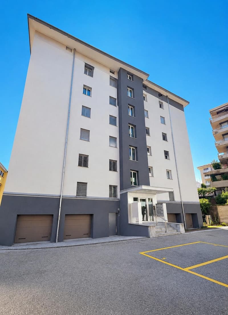 Accogliente appartamento di 1.5 locali con balcone a Massagno (1)