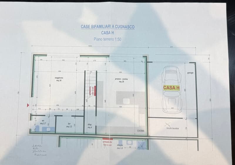living room, kitchen, 2 bedrooms, 2 bathrooms, garage
