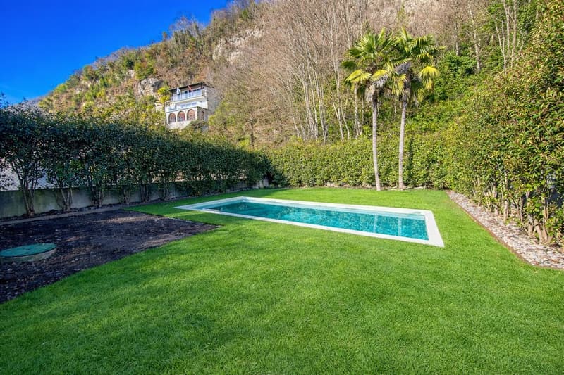 Casa unifamiliare con piscina a Minusio / Villetta mit Pool (27)