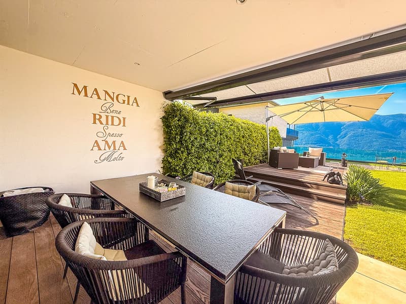 Appartamento 3.5 locali con giardino e vista panoramica sul lago (4)
