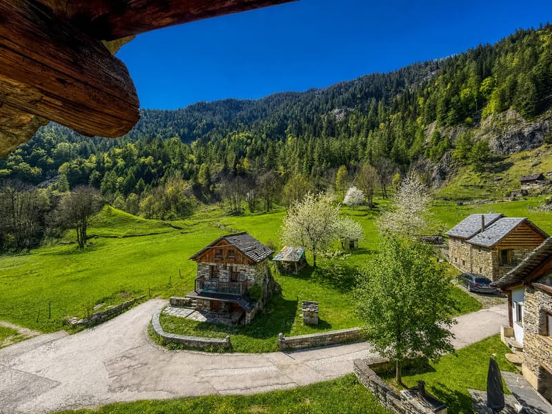 Casa completamente da rinnovare in Val Lavizzara (1)