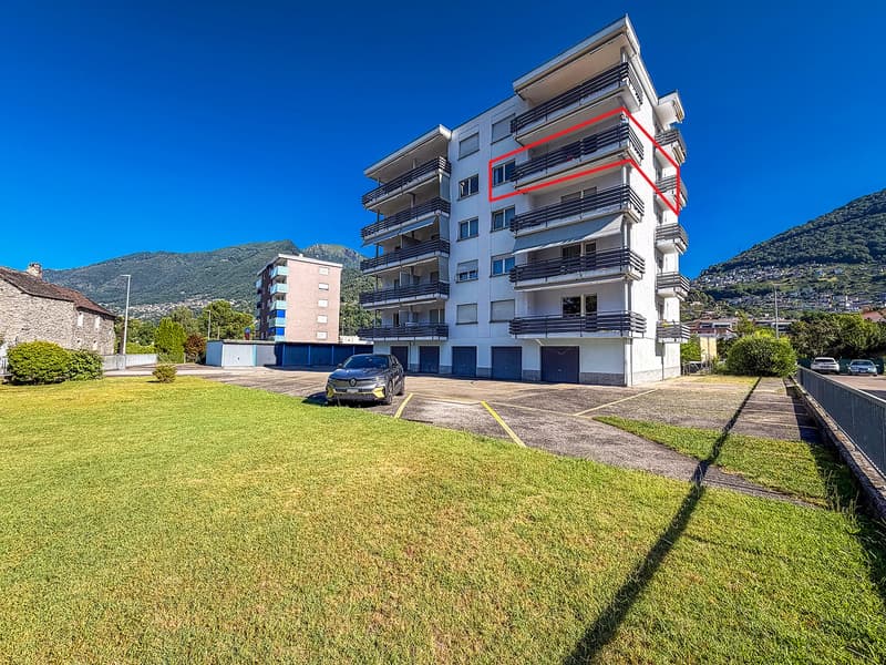 4.5 locali con vista aperta a Tenero - Terrasse und Weitsicht (19)