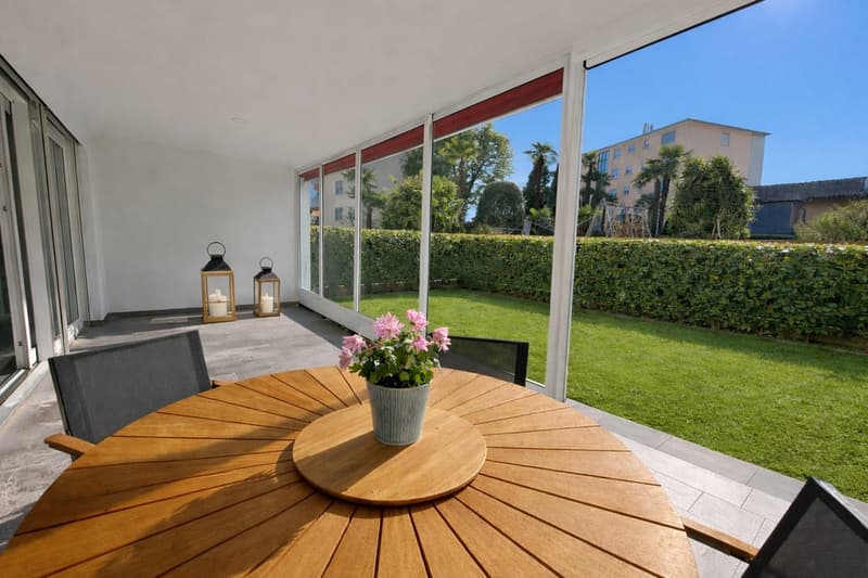 Appartamento 4.5 locali con grande terrazza coperta e giardino privato (4)