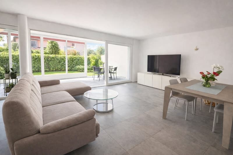 4,5-Zimmer-Wohnung mit Wintergarten und privat Garten (6)