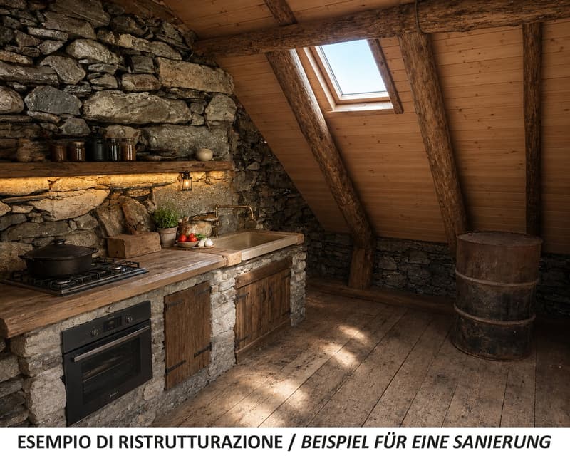 Zweitwohnsitz! Lavizzara-Tal, Rustico zum vollständigen Renovieren (6)