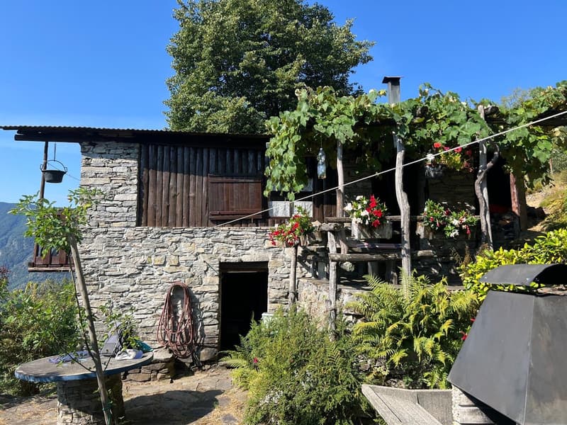 A retreat in the Ticino mountains – Rustico with breathtaking views (1)