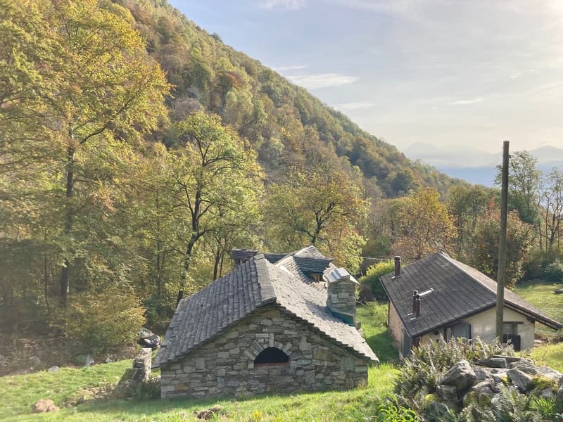 Tessin, Brione s/Minusio, Val Resa - Rustico renovierte mit garten (17)