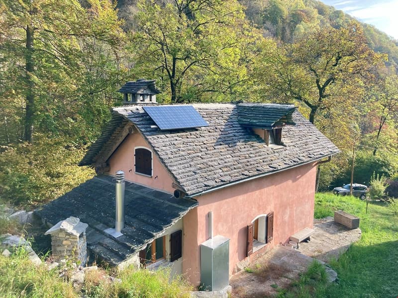Brione s/Minusio, Val Resa - 2 Rustici con terreno, rinnovati (3)