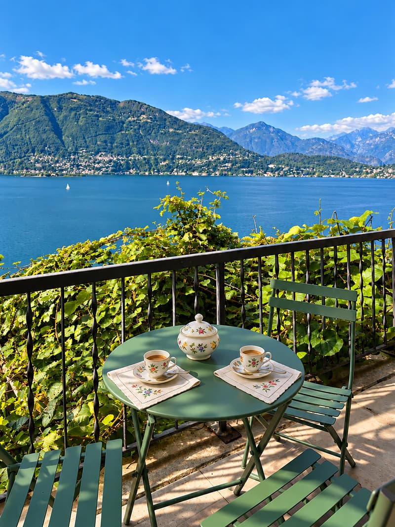 panorama dal piano giardino