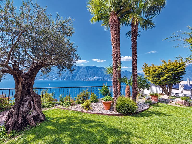 Villa con piscina e vista spettacolare sul Lago - Villa mit Pool und Panoramablick (6)