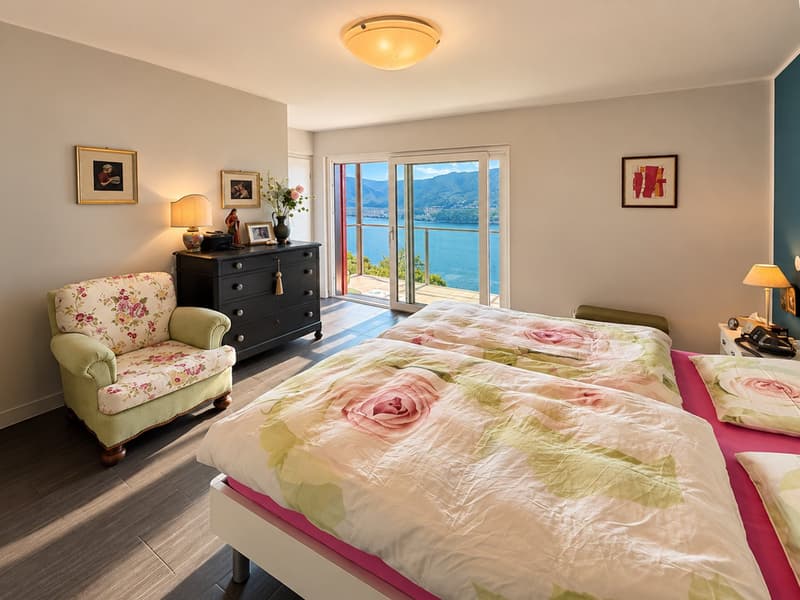 Villa con piscina e vista spettacolare sul Lago - Villa mit Pool und Panoramablick (21)